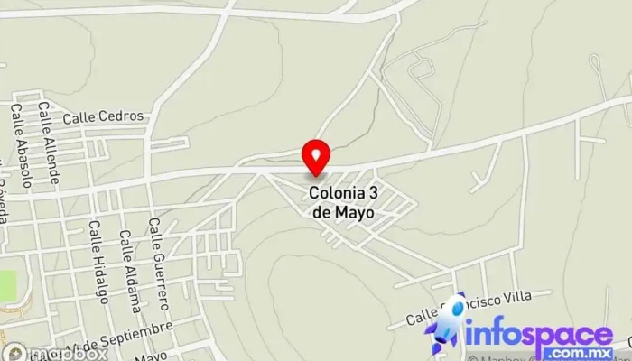 mapa de 3 de Mayo  en 3 de Mayo