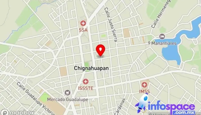 mapa de Abasolo / Lerdo Estación de autobuses en Chignahuapan