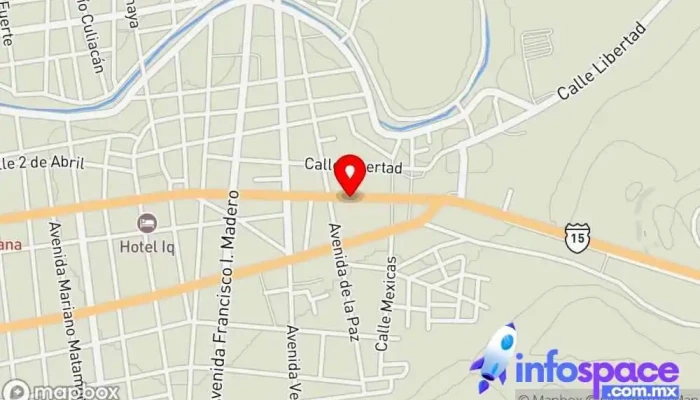 mapa de ACN Autobuses Empresa de autobuses en Escuinapa de Hidalgo