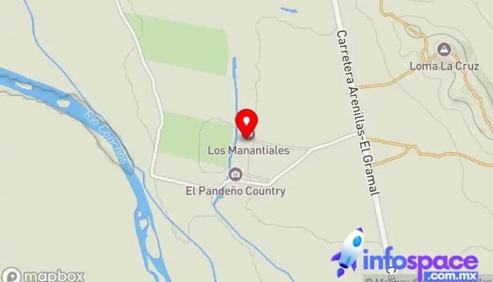 mapa de Aguas Termales Los Manantiales Centro de ocio infantil en Julimes