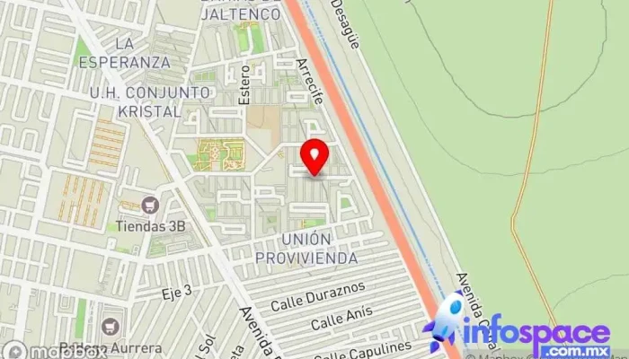 mapa de Alborada Jaltenco Ctm X1 Edificio de apartamentos en Alborada Jaltenco
