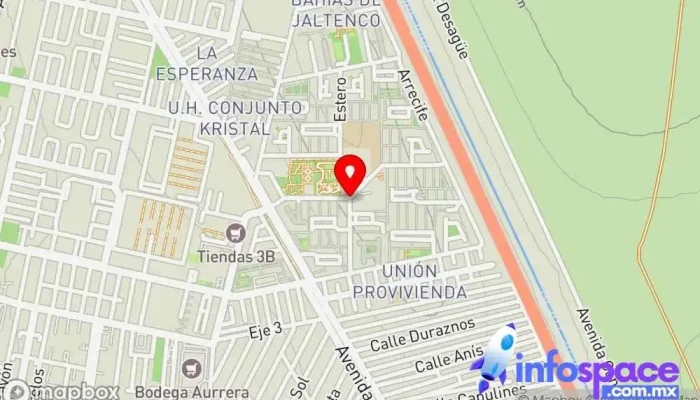 mapa de Alborada Jaltenco  en Alborada Jaltenco
