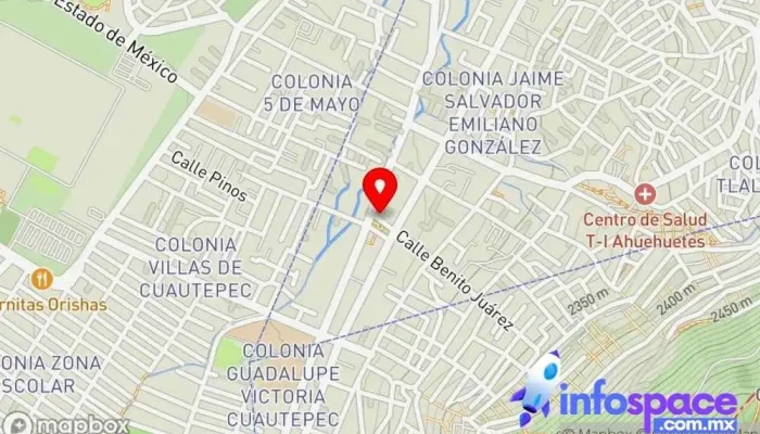 mapa de Alianza De Sitios De Taxis En Terminales De Autobuses Foraneo Ac Parada de taxis en Gustavo A. Madero, Ciudad de México