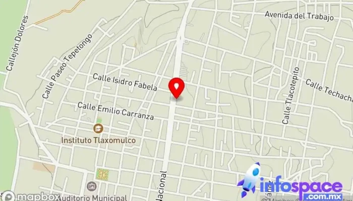 mapa de AMMOSA.CV Servicio de envíos, Servicio de transporte en Melchor Ocampo