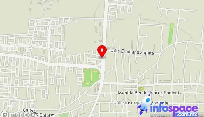 mapa de AMOSA TERMINAL ALAMOS Servicio de transporte en Melchor Ocampo