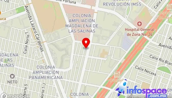 mapa de Apolo Platinum Terminal Politécnico Servicio de transporte en Gustavo A. Madero, Ciudad de México