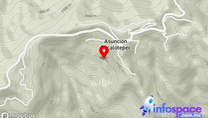 mapa de Asunción Cacalotepec  en Asunción Cacalotepec