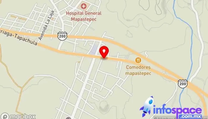 mapa de Autobuses Aexa Servicio de transporte, Empresa de autobuses en Mapastepec