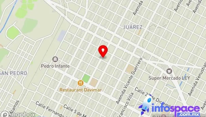 mapa de Autobuses Elite Guamúchil Empresa de autobuses, Servicio de transporte en Guamúchil