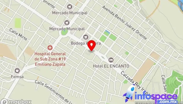mapa de Autobuses Estrella Blanca Servicio de transporte, Empresa de autobuses en Cdad. Altamirano
