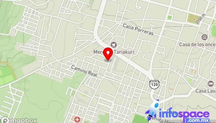 mapa de Autobuses Estrella Blanca Servicio de transporte, Empresa de autobuses en Pátzcuaro