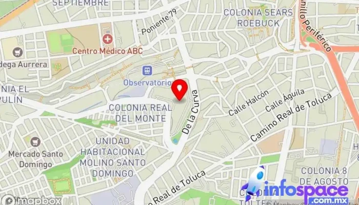 mapa de Autobuses Estrella Blanca Servicio de transporte en Álvaro Obregón, Ciudad de México