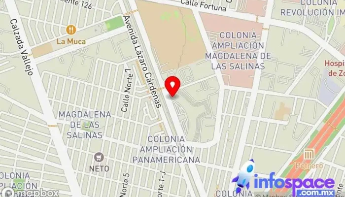 mapa de Autobuses ETN Turistar en Central del Norte Empresa de autobuses, Agencia expendedora de billetes de autobús, Servicio de mensajería, Servicio de transporte, Empresa de transporte por camión en Gustavo A. Madero, Ciudad de México