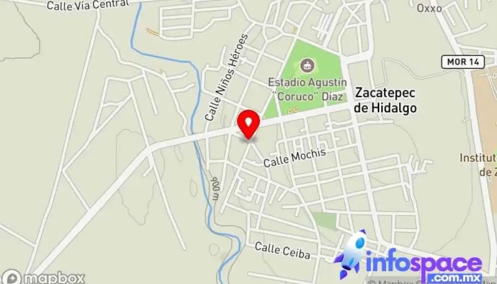 mapa de Autobuses México - Zacatepec Servicio de transporte en Zacatepec