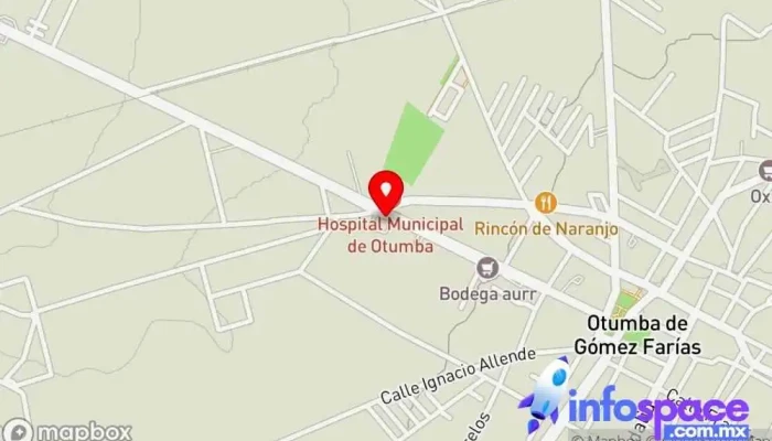 mapa de AUTOBUSES TEOTIHUACAN  en Otumba de Gómez Farías