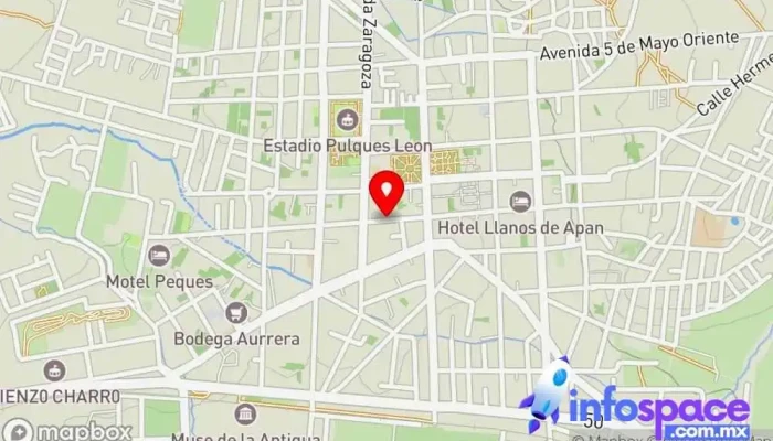 mapa de Autobuses Texcoco Apan Servicio de transporte en Apan