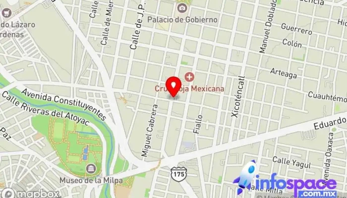 mapa de Automorsa (Auto Transportes Morelos) Servicio de transporte en Oaxaca de Juárez