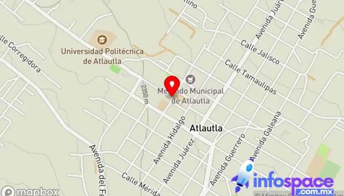 mapa de Autotransportes Colectivos Atlautla–Ozumba Servicio de transporte en Atlautla de Victoria