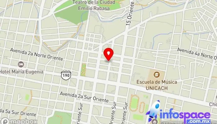 mapa de Autotransportes Cuxtepeques Zona Baja Carranza [Terminal Tuxtla] Servicio de transporte en Tuxtla Gutiérrez