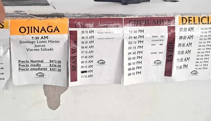 Autotransportes Rapidos Delicias Sa De Cv Precios - Pedro Meoqui