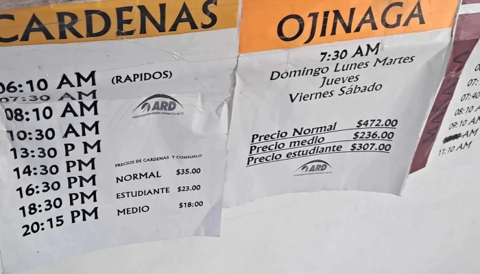 Autotransportes Rapidos Delicias Sa De Cv Puntaje - Pedro Meoqui