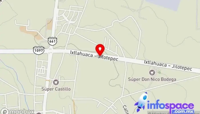 mapa de Autovías Empresa de autobuses en Jilotepec de Molina Enríquez