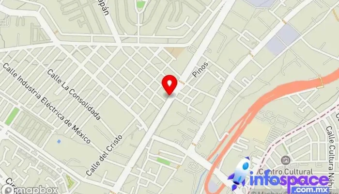 mapa de Av. Gustavo Baz Bus stop en Tlalnepantla