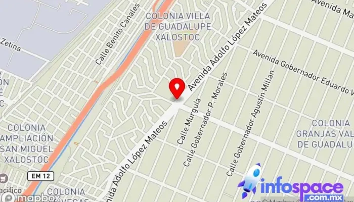 mapa de Av. Hank González Bus stop en Ecatepec de Morelos