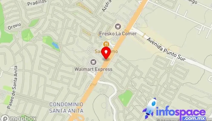 mapa de Avenida Adolfo López Mateos Sur Bus stop en Los Gavilanes