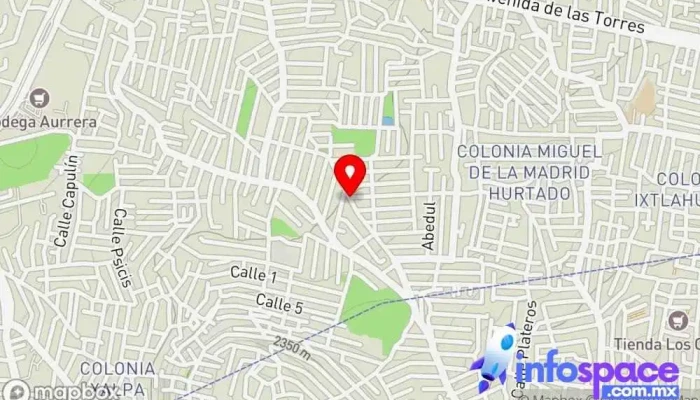 mapa de Avenida Carlos Hank González - Temazcal Estación de medios de transporte en Ciudad de México