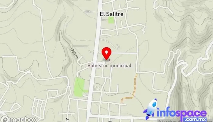 mapa de Balneario Municipal de Tonatico Balneario público en Tonatico