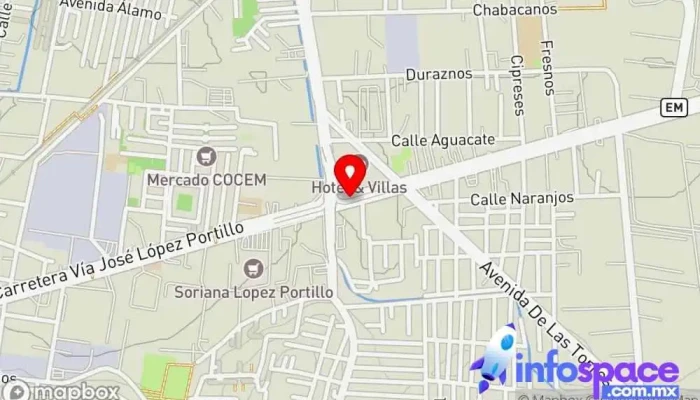 mapa de Bandera Tultitlan  en Buenavista