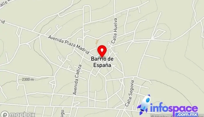 mapa de Barrio de españa  en Estado de México