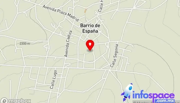 mapa de Barrio de España  en Barrio de España