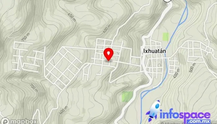 mapa de Barrio La Libertad Municipio De Ixhuatan, Chiapas Parque infantil en Ixhuatán