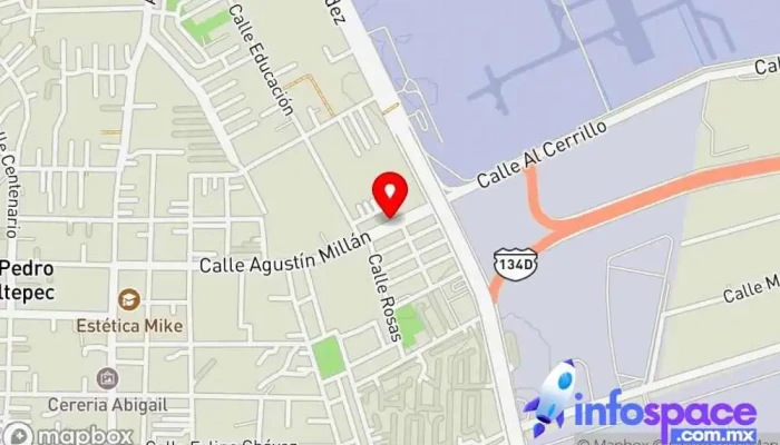 mapa de Base de Taxis Crucero Aeropuerto Parada de taxis en Toluca de Lerdo