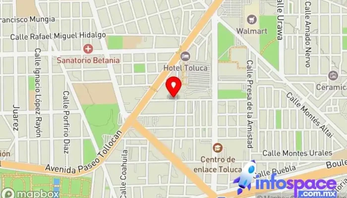 mapa de Base de Taxis Villa Victoria Servicio de taxis en Toluca de Lerdo