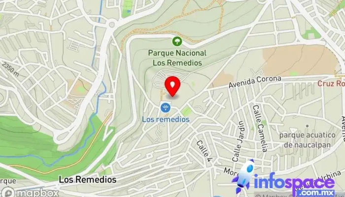 mapa de Basílica de Nuestra Señora de los Remedios Basílica, Iglesia católica, Iglesia en Naucalpan de Juárez