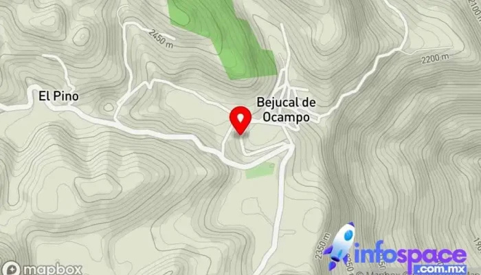 mapa de Bejucal de Ocampo  en Bejucal de Ocampo