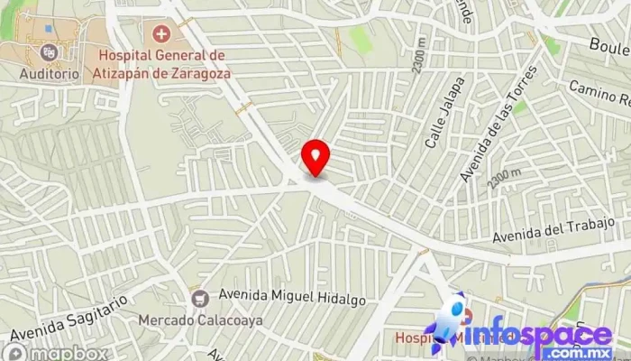 mapa de Blvd. Adolfo López Mateos y C. Puertos Mexicanos Bus stop en Tlalnepantla