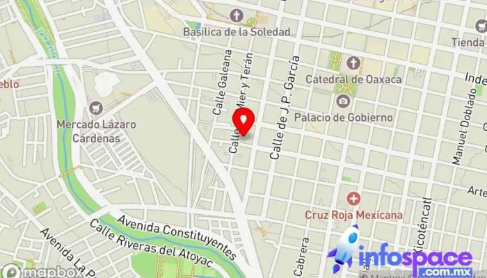 mapa de Boletos Servicio de transporte en Oaxaca de Juárez