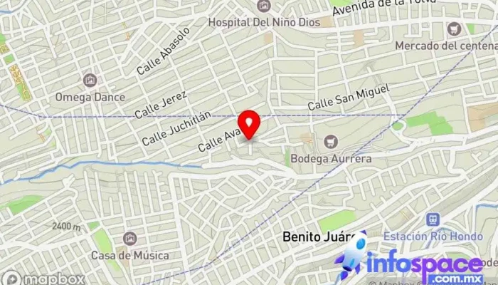 mapa de C. Terminal y Cda. Terminal Bus stop en Naucalpan de Juárez