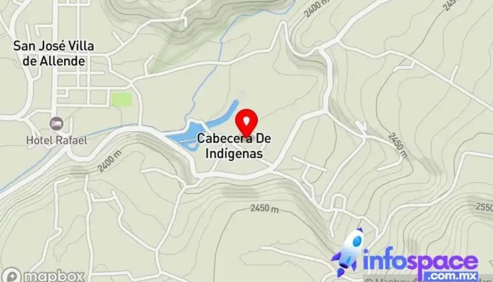 mapa de Cabecera de Indígenas  en Cabecera de Indígenas