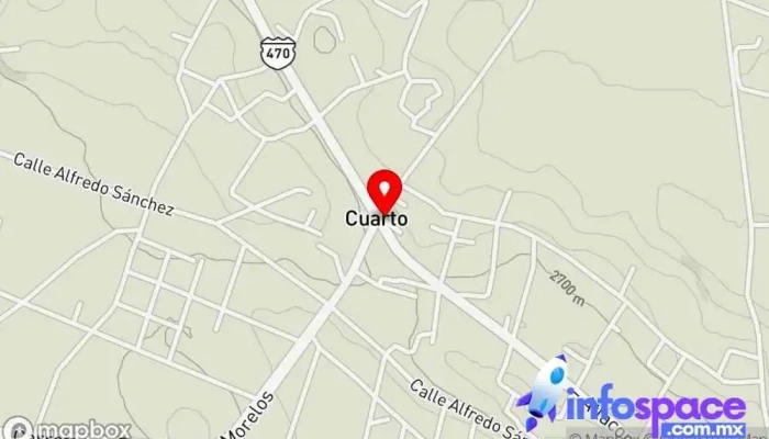 mapa de Caja Terminal Cobre TELMEX Infinitum Oficina de correos en Barrio Cuarto