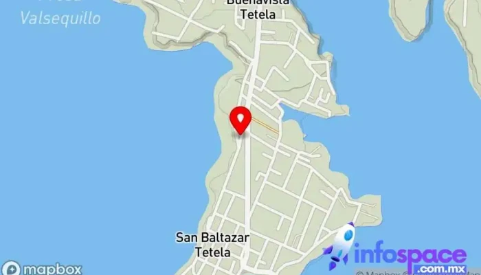 mapa de Calle Adolfo Lopez Mateos Bus stop en San Baltazar Tetela