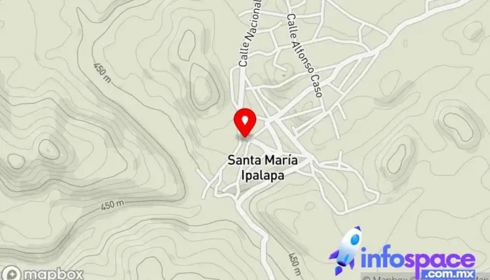 mapa de Cancha Municpal Cancha de baloncesto en Santa María Ipalapa