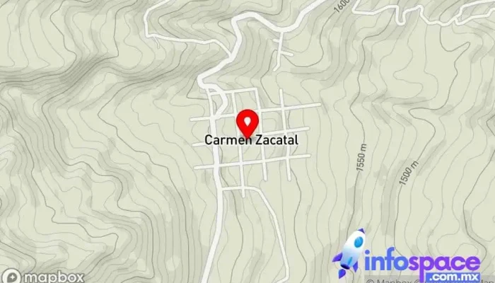 mapa de Carmen Zacatal  en Carmen Zacatal