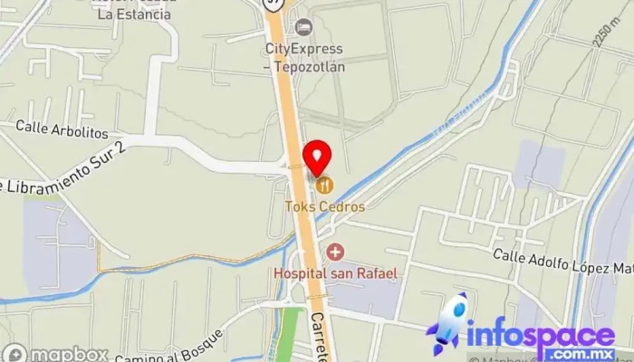 mapa de Central Autobuses Tepotzotlan Empresa de autobuses en Tepotzotlán
