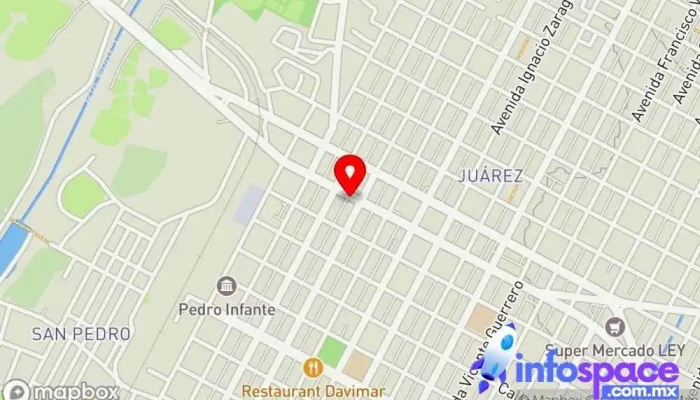 mapa de Central De Autobuses ANS (Autobuses Norte De Sinaloa) Empresa de autobuses en Guamúchil
