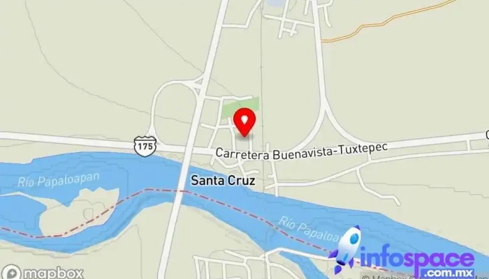 mapa de CENTRAL DE AUTOBUSES (AU Estación de autobuses en Papaloapan